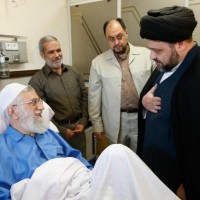 عيادة العلماء والشخصيات للإمام الخامنئي حفظه الله في المستشفى